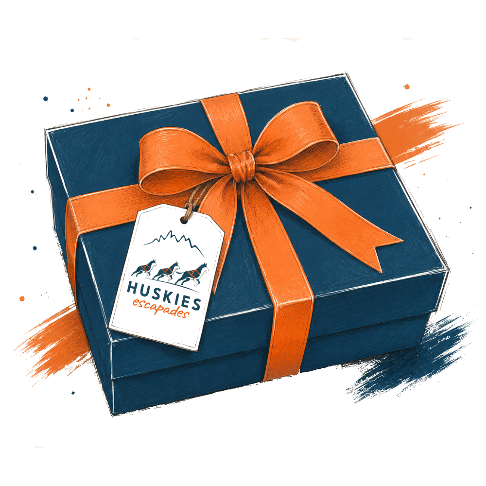 Carte cadeau chiens de traineau